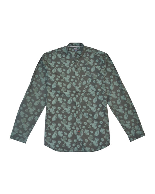 Green Printed Shirt