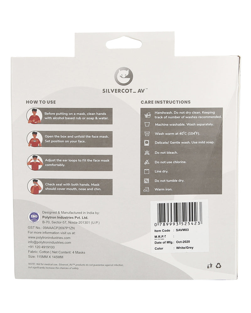 Treated Reversible Facemask