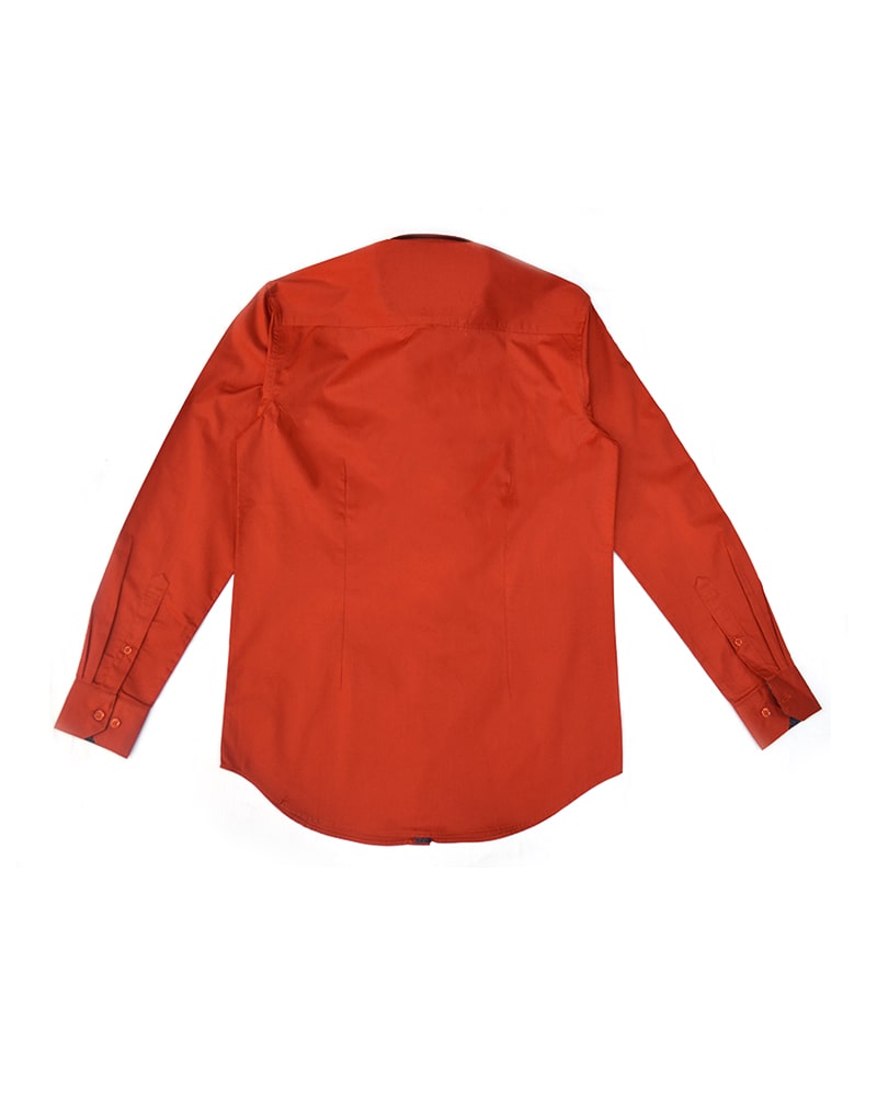 Orange Party Wear Shirt