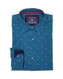 Printed Blue Shirts